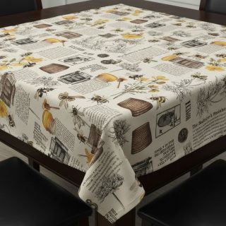 Dekorációs anyag Linenlook Bee Honey Recipe digital print