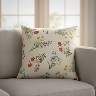 Dekorációs anyag Linenlook Delicate Floral Field digital print