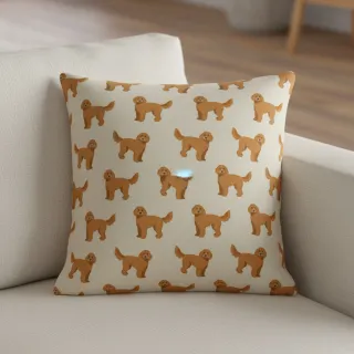 Dekorációs anyag Linenlook Labradoodle Dog Love digital print