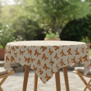 Dekorációs anyag Linenlook Labradoodle Dog Love digital print