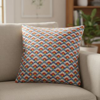 Dekorációs anyag Linenlook Graphic Flower Scale digital print