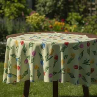 Dekorációs anyag Tulip Flower Field digital print