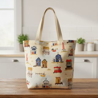 Dekorációs anyag Village Harbour Life digital print