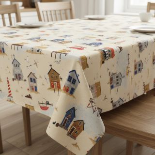 Dekorációs anyag Village Harbour Life digital print