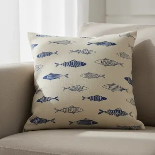 Dekorációs anyag Linenlook premium Fish Swimming School