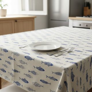 Dekorációs anyag Linenlook premium Fish Swimming School