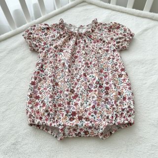 Jersey Flowers burgundy digital print ORGANIC