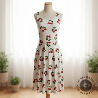 Jersey Cherries digital print