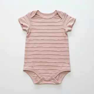 Jersey RUFFLES powder pink