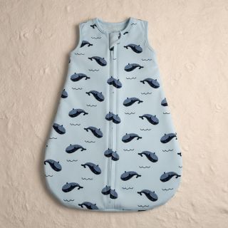 Szabadidő anyag fésült JOGGING Whales blue