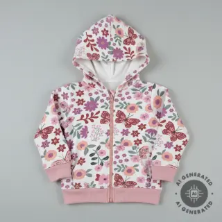 Szabadidő anyag Flowers Azriel offwhite