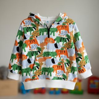 Szabadidő anyag Animaland white