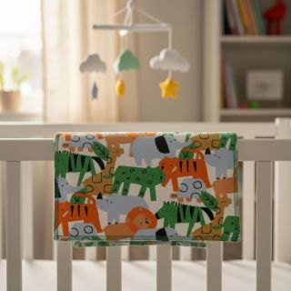 Szabadidő anyag Animaland white