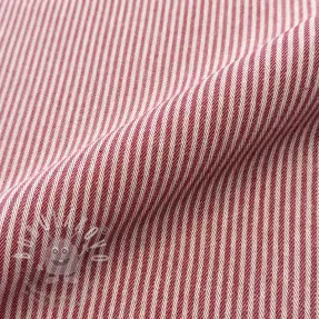 Dekorációs anyag DOBBY Colored stripe cherry