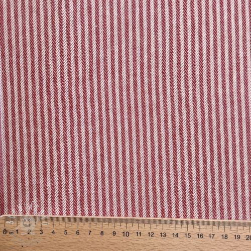 Dekorációs anyag DOBBY Colored stripe cherry