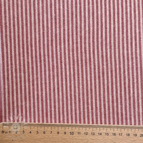 Dekorációs anyag DOBBY Colored stripe cherry