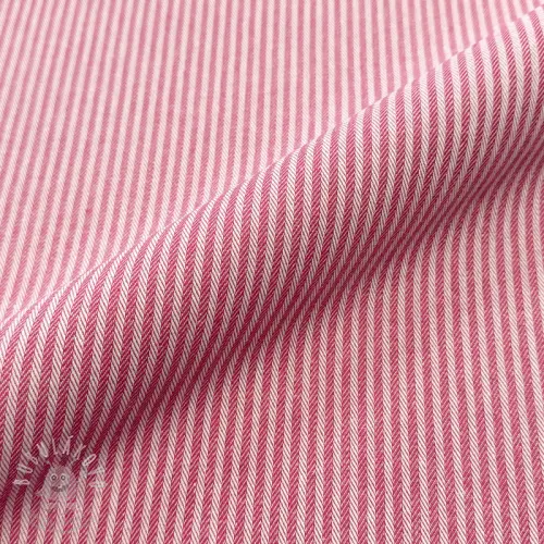 Dekorációs anyag DOBBY Colored stripe fuchsia