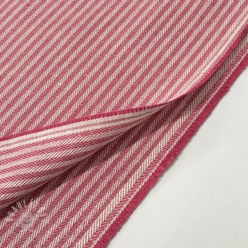 Dekorációs anyag DOBBY Colored stripe fuchsia