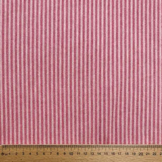 Dekorációs anyag DOBBY Colored stripe fuchsia