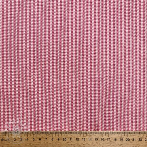 Dekorációs anyag DOBBY Colored stripe fuchsia