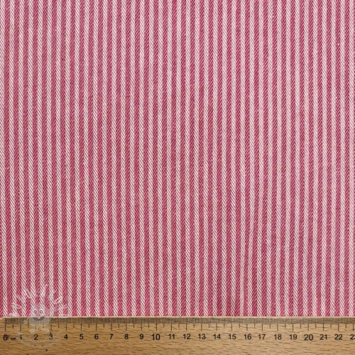 Dekorációs anyag DOBBY Colored stripe fuchsia