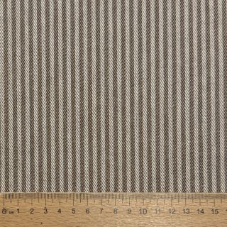 Dekorációs anyag DOBBY Colored stripe coffee