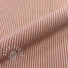 Dekorációs anyag DOBBY Colored stripe dark orange