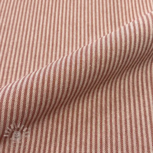 Dekorációs anyag DOBBY Colored stripe dark orange