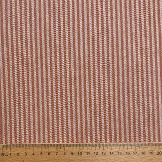 Dekorációs anyag DOBBY Colored stripe dark orange