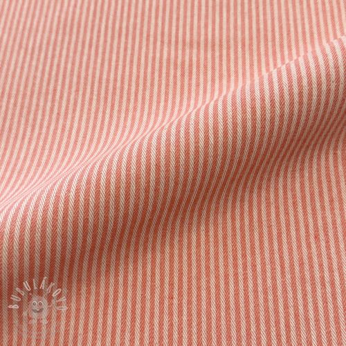 Dekorációs anyag DOBBY Colored stripe coral