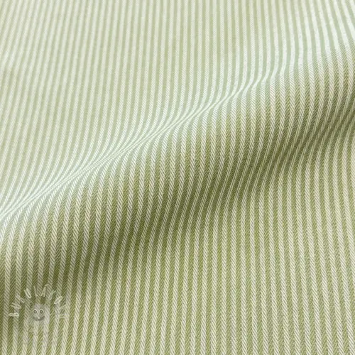 Dekorációs anyag DOBBY Colored stripe light green