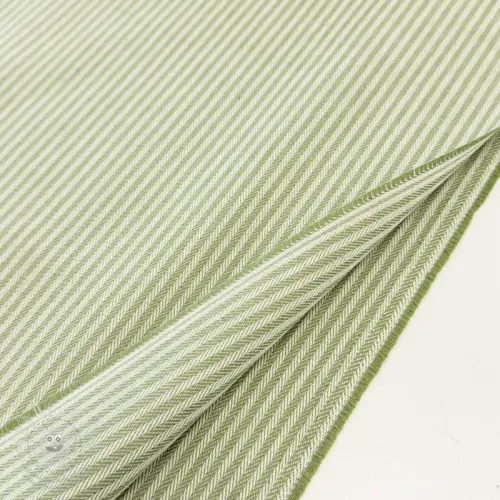 Dekorációs anyag DOBBY Colored stripe light green
