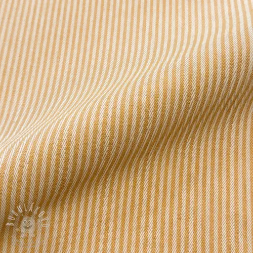 Dekorációs anyag DOBBY Colored stripe ochre