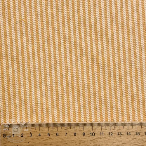 Dekorációs anyag DOBBY Colored stripe ochre