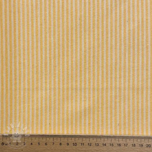 Dekorációs anyag DOBBY Colored stripe warm yellow