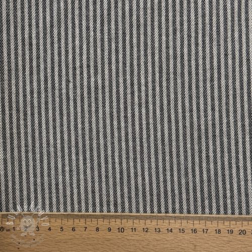 Dekorációs anyag DOBBY Colored stripe graphite