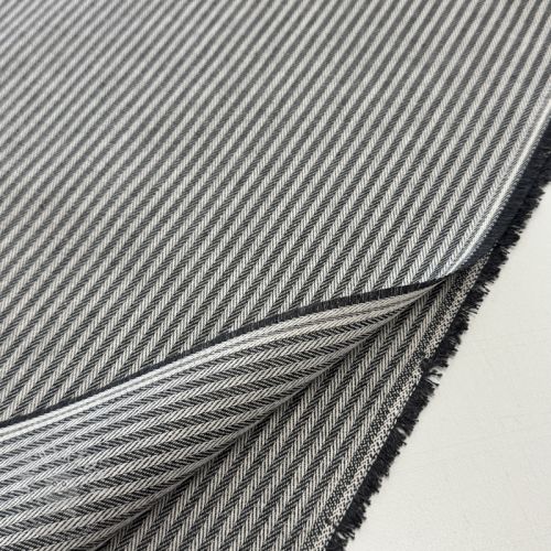 Dekorációs anyag DOBBY Colored stripe graphite