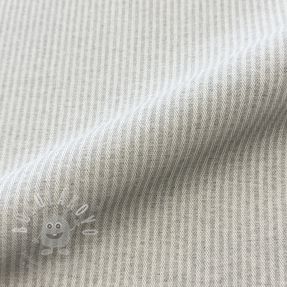 Dekorációs anyag DOBBY Colored stripe light grey