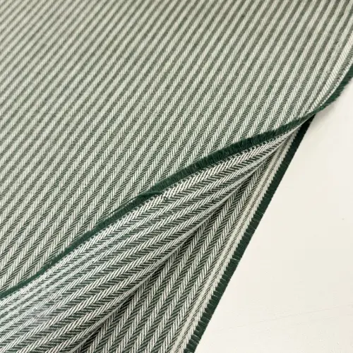 Dekorációs anyag DOBBY Colored stripe bottle green