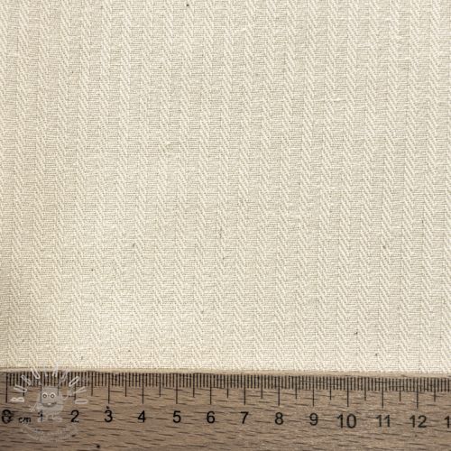 Dekorációs anyag DOBBY Colored stripe naturel