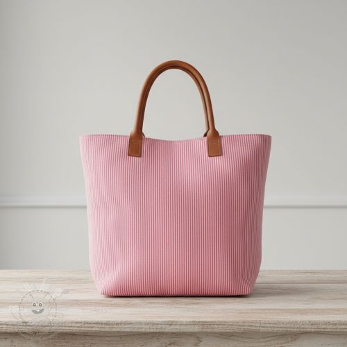 Dekorációs anyag DOBBY Colored stripe fuchsia