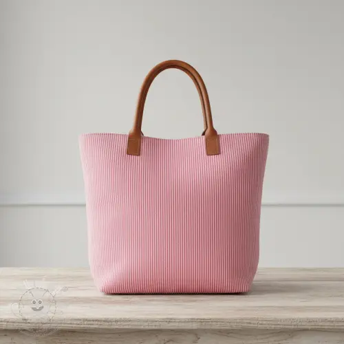 Dekorációs anyag DOBBY Colored stripe fuchsia