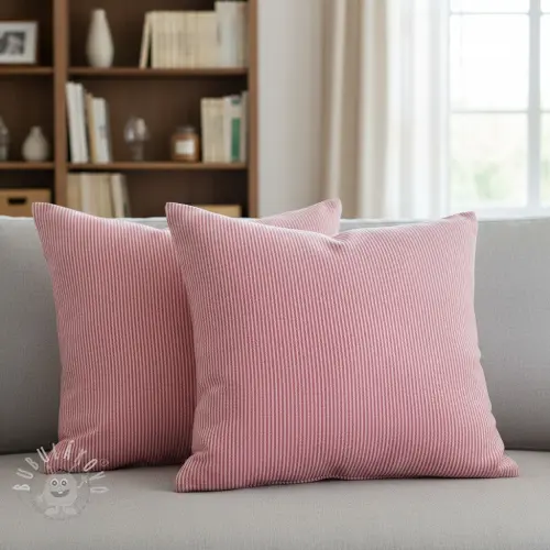 Dekorációs anyag DOBBY Colored stripe fuchsia