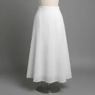 Pamutvászon EMBROIDERY 2 side Camelia