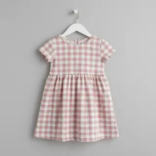 Pamutvászon FLANNEL BIG Check light pink