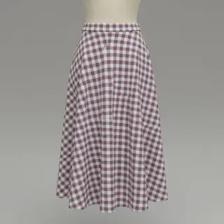Pamutvászon FLANNEL BIG Check mauve