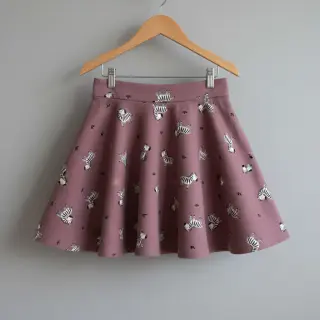 Pamutvászon FLANNEL Zebras mauve