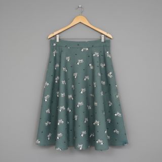 Pamutvászon FLANNEL Zebras green