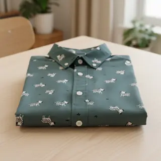 Pamutvászon FLANNEL Zebras green