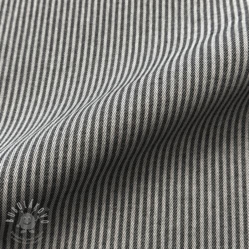 Dekorációs anyag DOBBY Colored stripe black